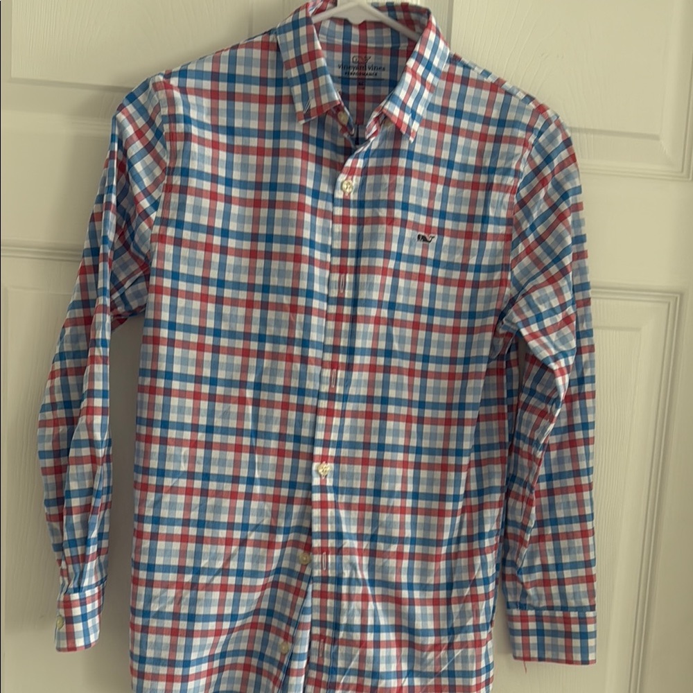 Vineyard Vines Plaid Button-Up Shirt